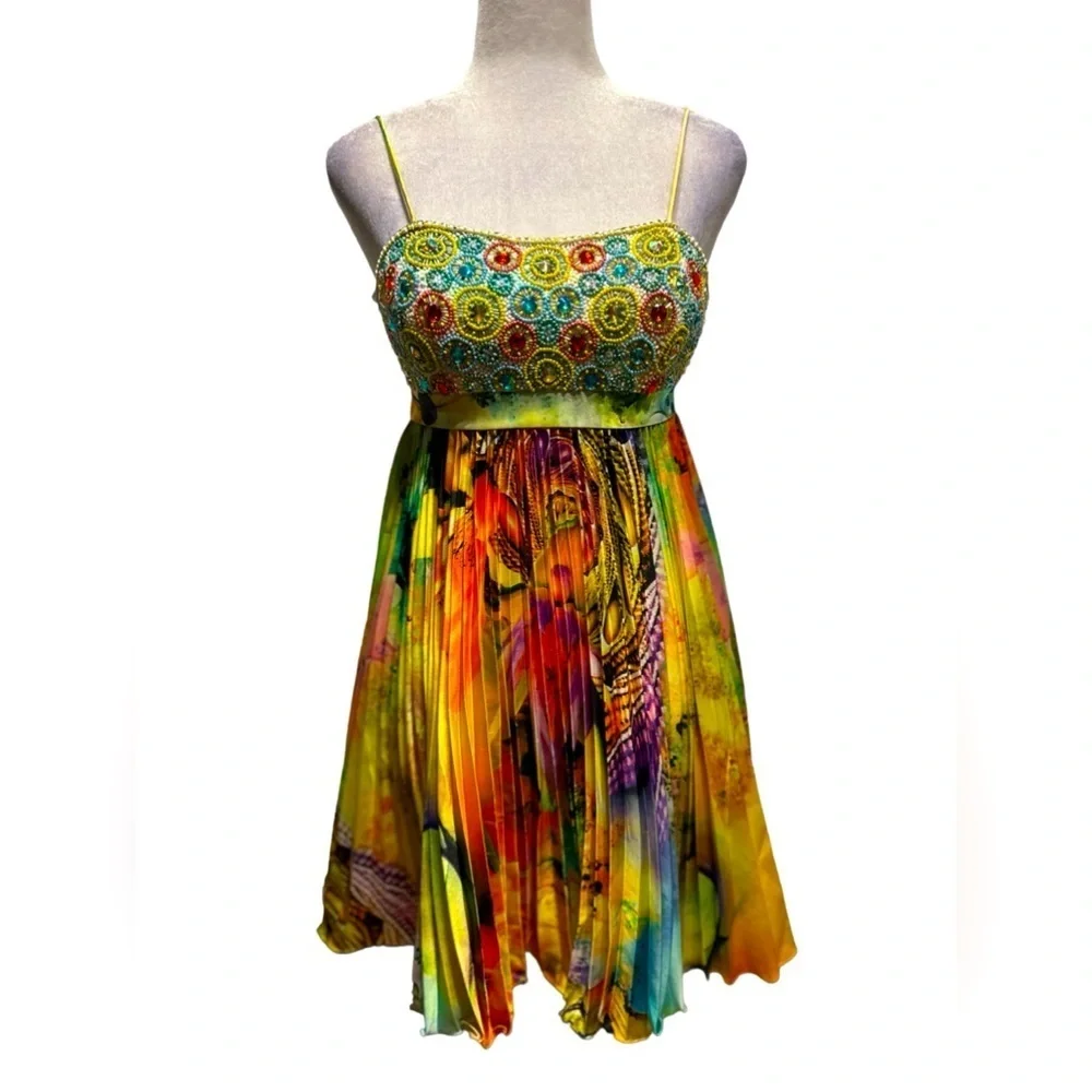 Sherri Hill | Dresses | Sherri Hill Beaded Digital Print Pleated Mini Dress Size | Poshmark Sherri Hill | Dresses | Sherri Hill Beaded Digital Print Pleated Mini Dress Size | Poshmark